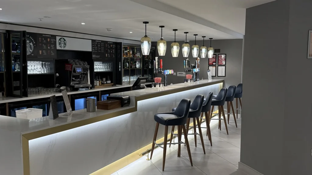 Courtyard by Marriott London Heathrow Airport lobby lounge area