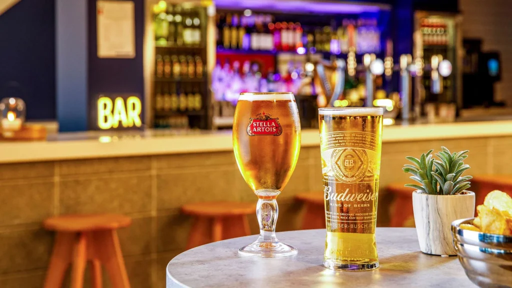 ibis budget London Heathrow Central colourful bar