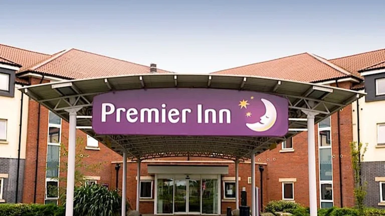 Premier Inn London Heathrow Airport M4 J4 hotel building and car park