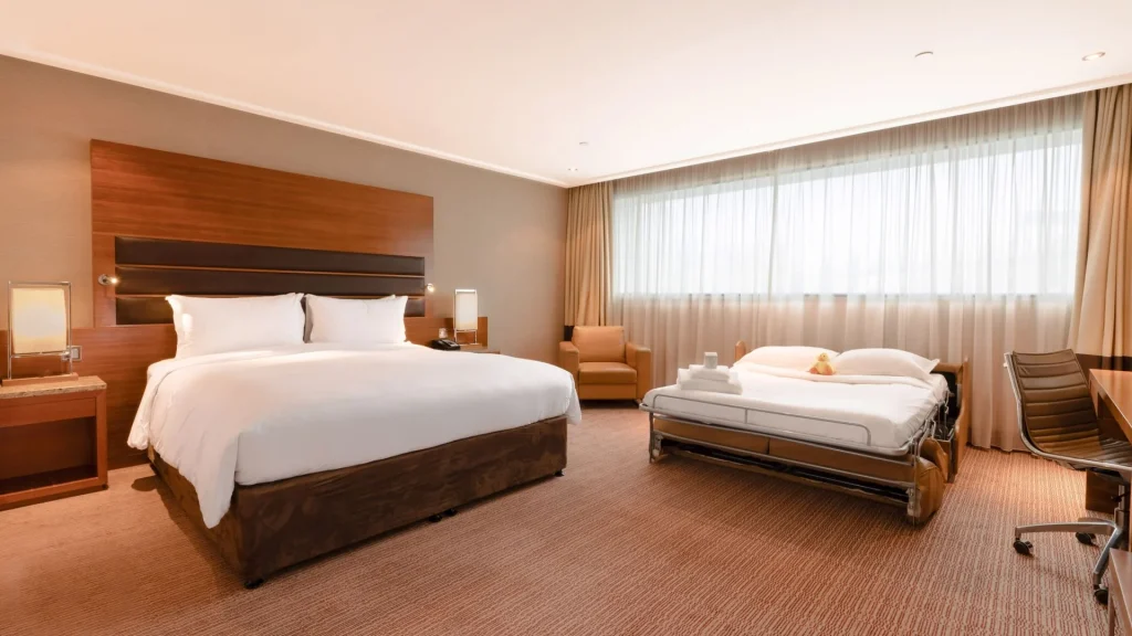 Sofitel London Heathrow luxury king guest room